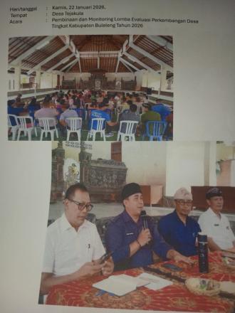 Hasil Monitoring Lomba Desa Dari Dinas PMD Kabupaten Buleleng